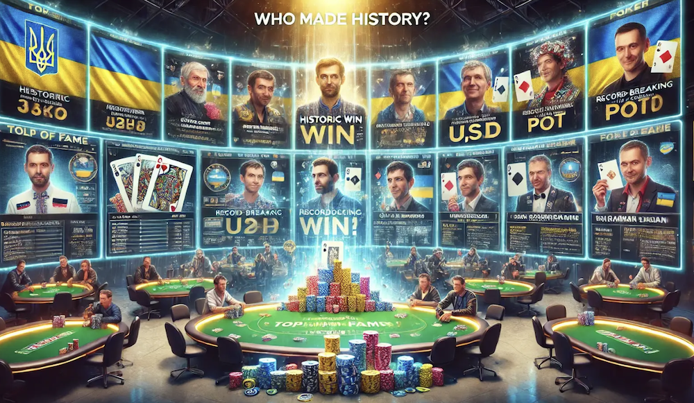 Топ виграшів від українських гравців у покер: хто увійшов в історію?