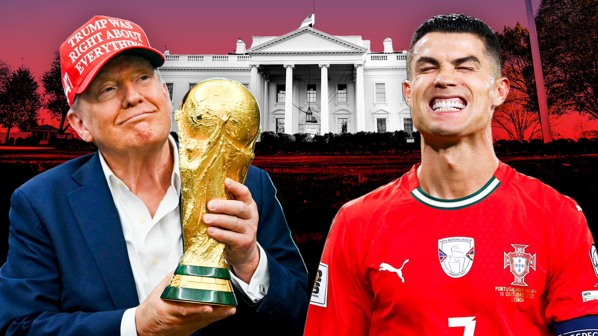 Криштіану Роналду відвідає Білий дім: що обговорить з Трампом