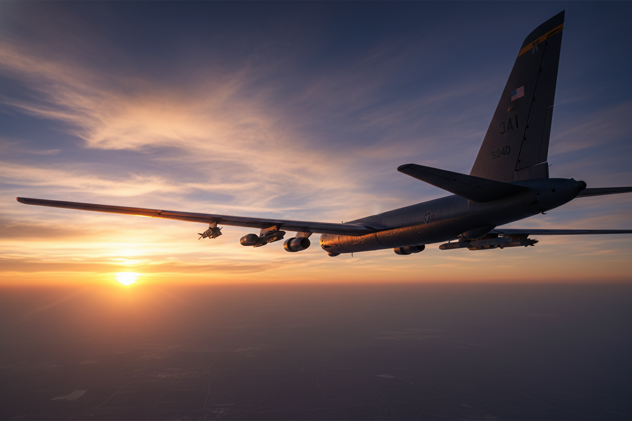 Вперше помічено: B-52H з новою ядерною ракетою AGM-181A LRSO