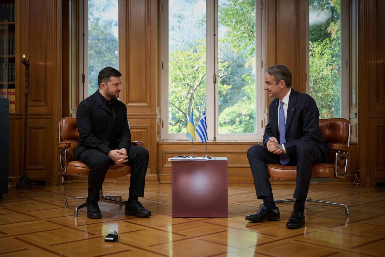 Зеленський та Міцотакіс підписали угоду про газ: що отримає Україна