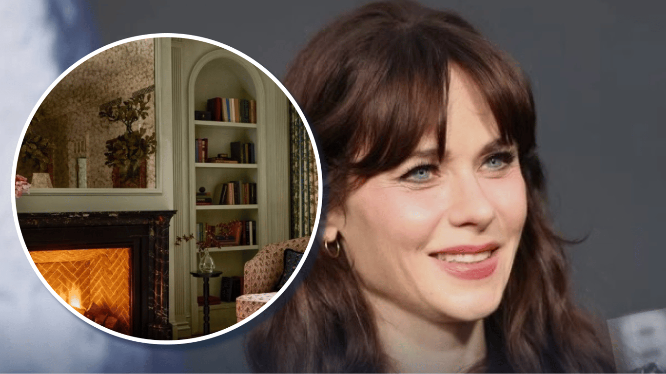 Przedsionek inspirowany Klimtem: jak Zoe Deschanel i Jonathan Scott odmienili wnętrze