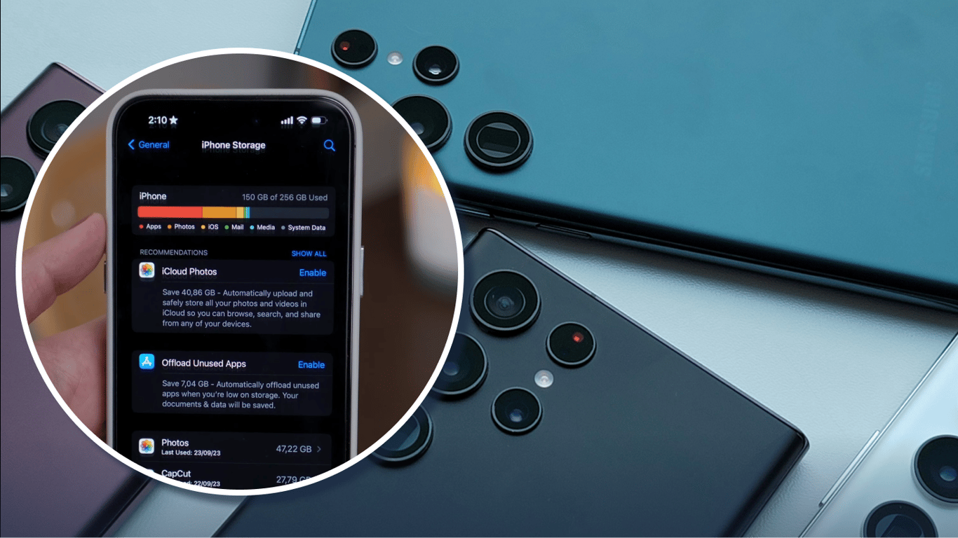 Freeing up memory on smartphone