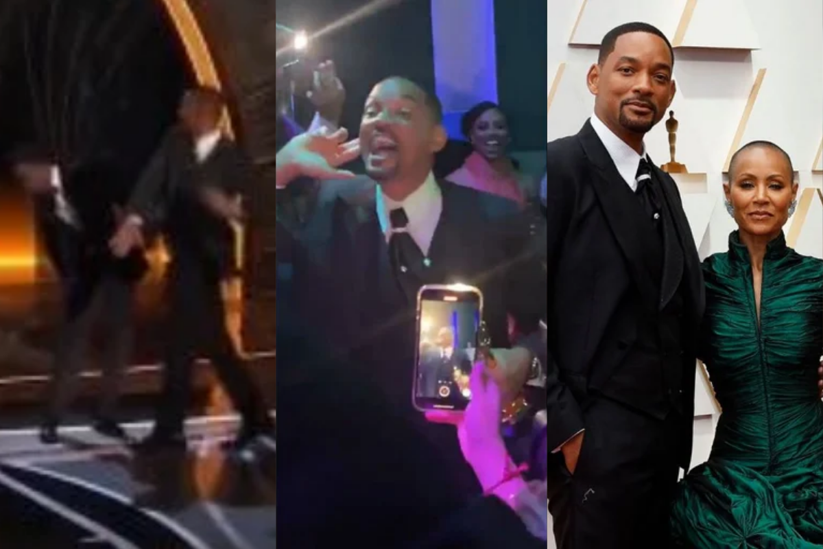 Will Smith gab eine Ohrfeige