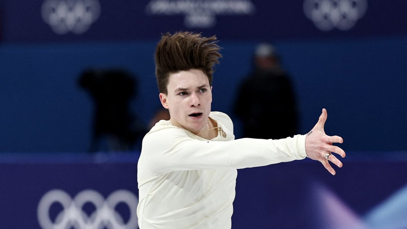 Максим Наумов виступає на Олімпіаді