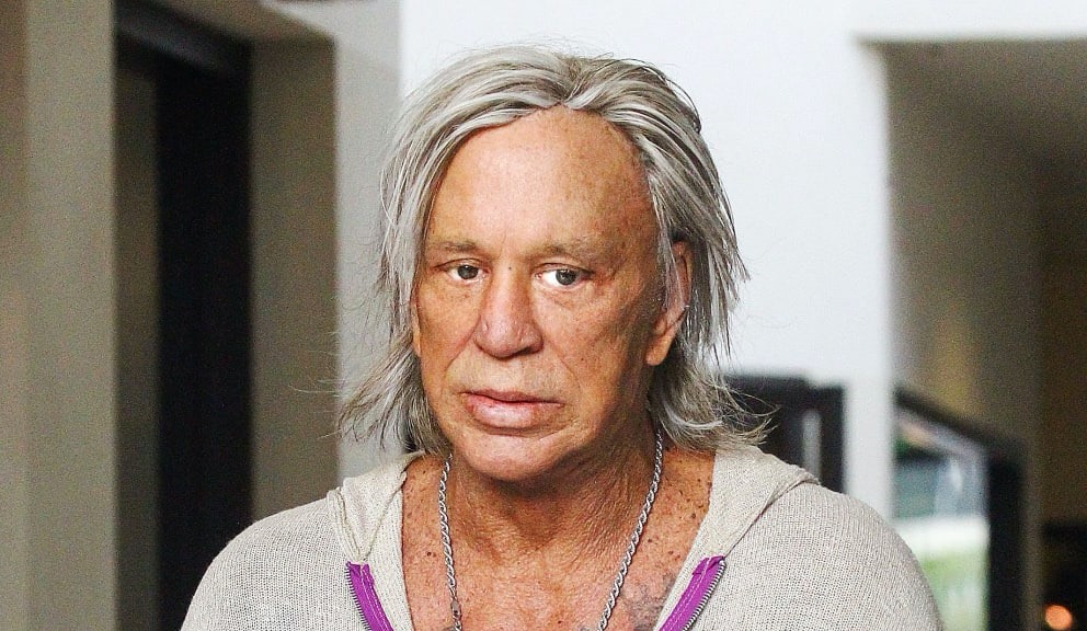 Mickey Rourke today 