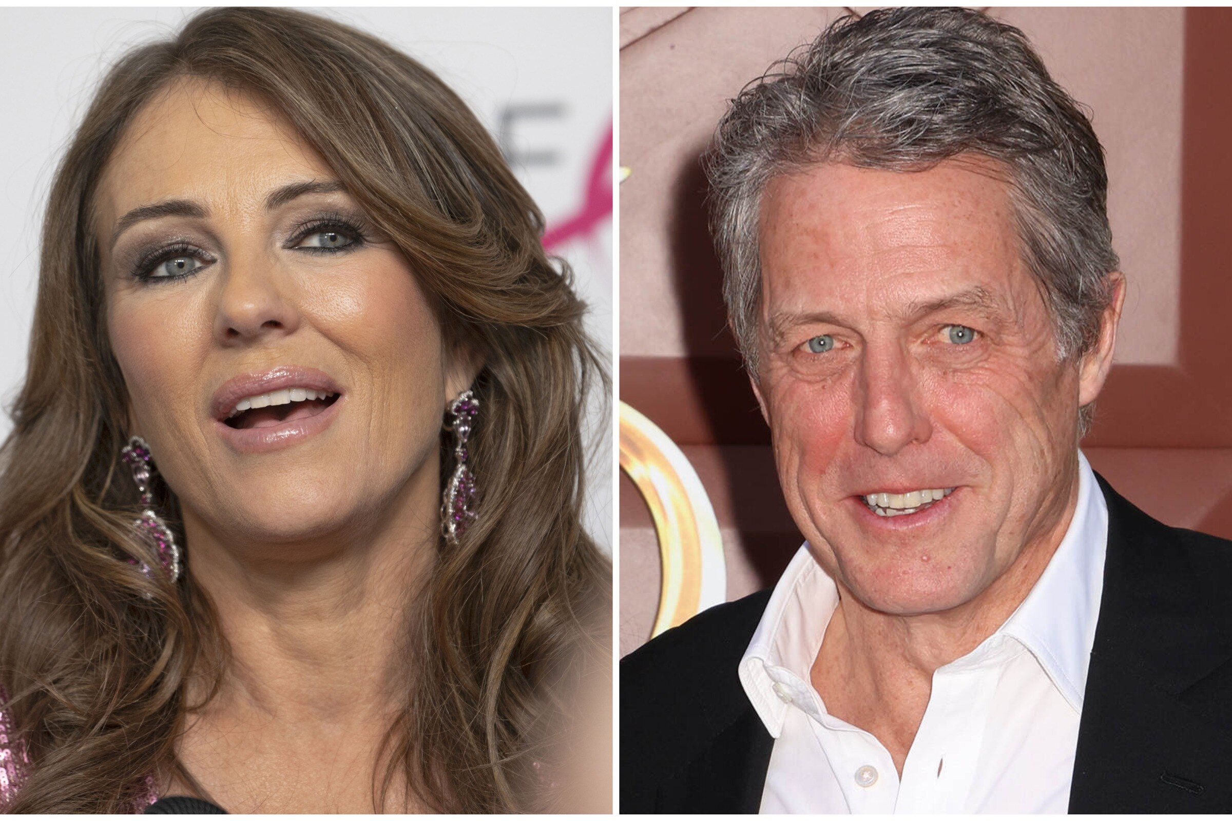 Hugh Grant and Elizabeth Hurley were dating