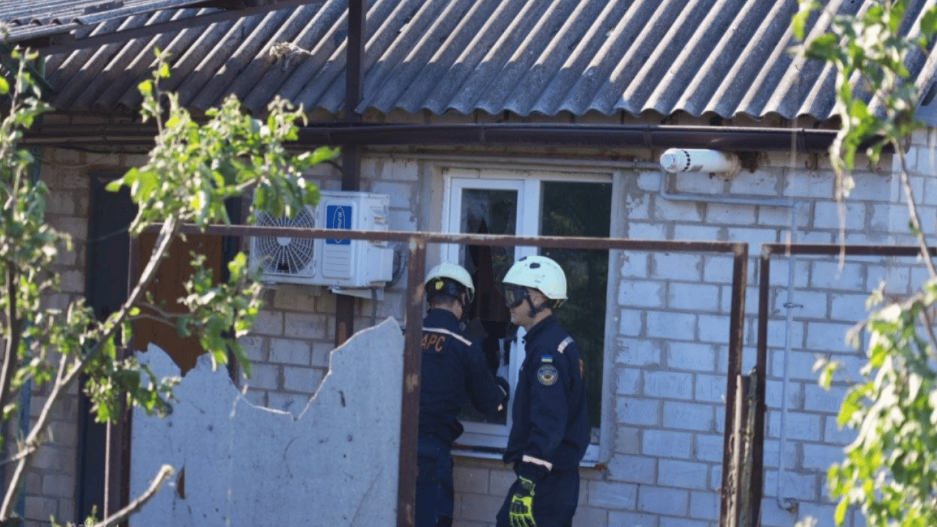 Atak na Zaporoże: ranna seniorka, uszkodzony dom