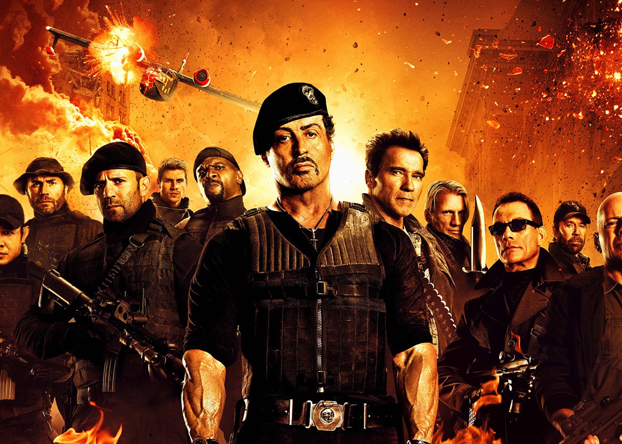 The Expendables: famous actors of the action movie