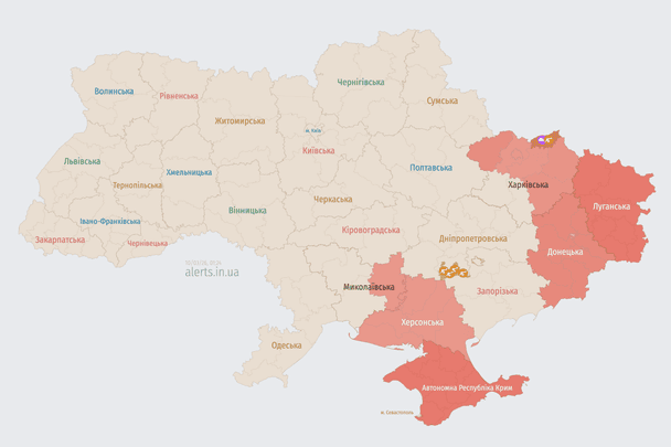 Атака безпілотників Shahed вночі