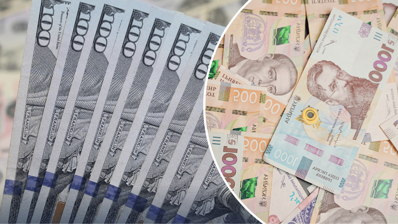 Украинская гривна укрепляется: доллар опустился ниже 43,5 гривны