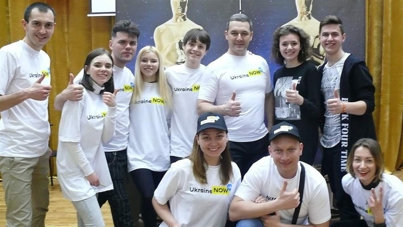 Schauspieler des Films Kiew tagsüber und nachts