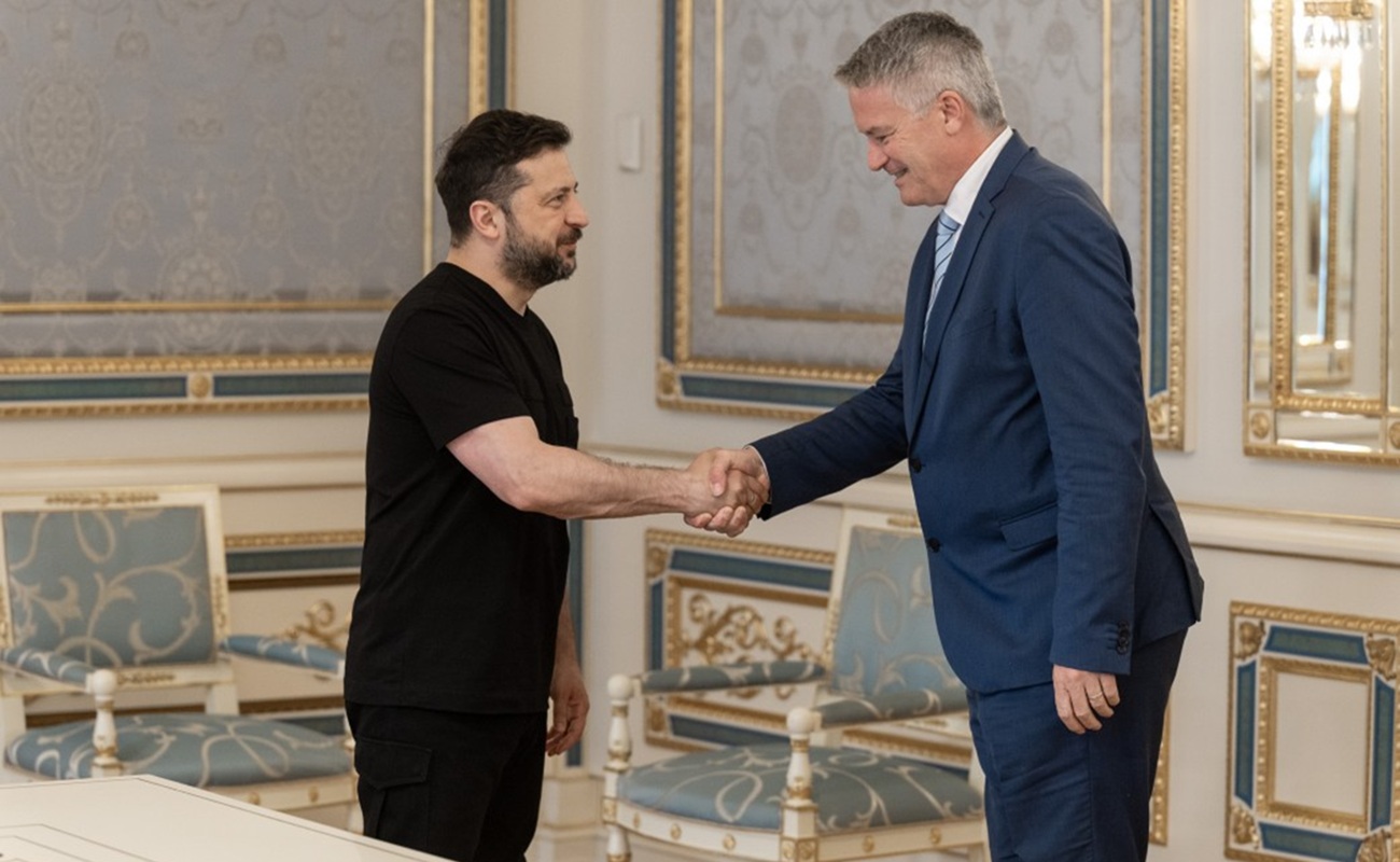 Зеленський і голова ОЕСР на зустрічі