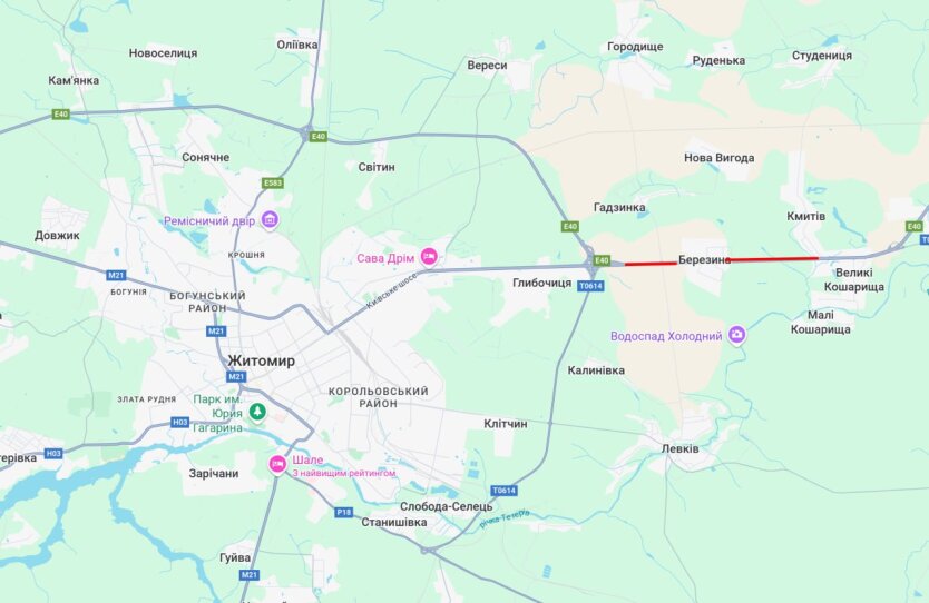 OVA reported the number of victims from the explosion near Zhytomyr, the police named the detour routes