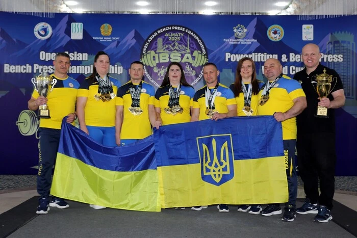 Украина триумфально выступила на Кубке мира по пауэрлифтингу и жиму лежа среди спортсменов с нарушениями зрения