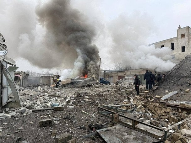 Последствия взрыва в гаражном кооперативе