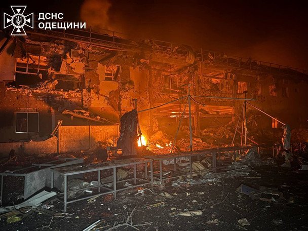 Одесса погрузилась в темноту и осталась без воды после ночной атаки дронов-камикадзе