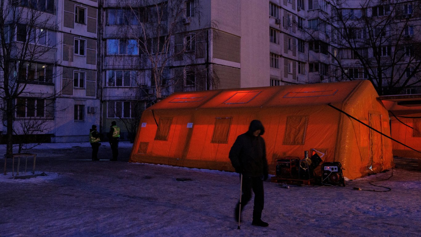 Киев без отопления после атак