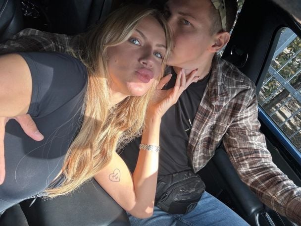 Lesia Nikitiuk Shares First Photo of Fiancé with Son Oscar, Revealing the Baby's Growth