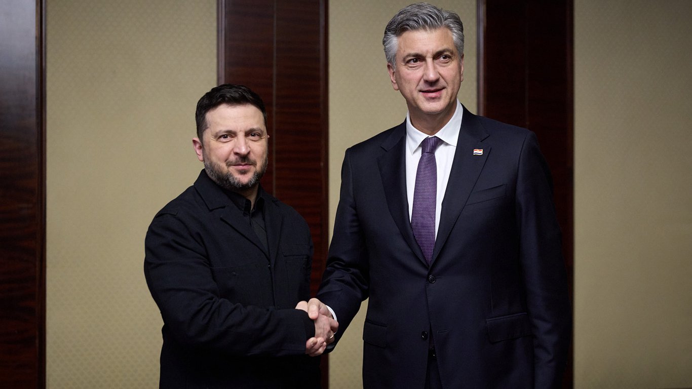 Prezydent Ukrainy odznaczył premiera Chorwacji. Kluczowe tematy rozmów w Kijowie