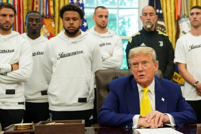 Kumpel, ich will einfach nur Fußball spielen. Der Spieler von Juventus erzählte von einem Treffen mit Trump