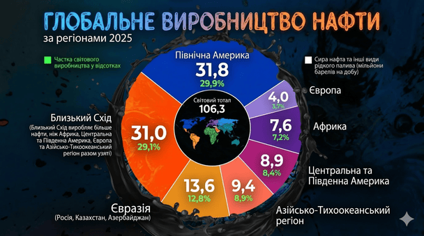 Добыча нефти в 2025 году
