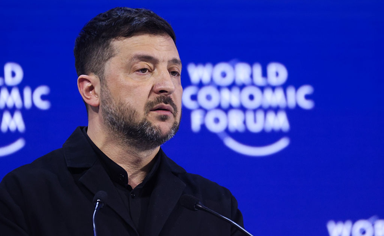 W Davos Zełenski apeluje o sąd nad Putinem. Wojna w Europie trwa od czterech lat