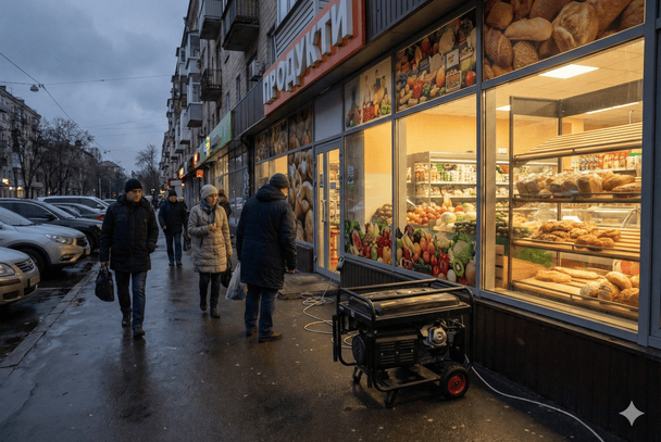 Почему в Украине дорожают продукты: тарифы на свет для бизнеса и работа генераторов