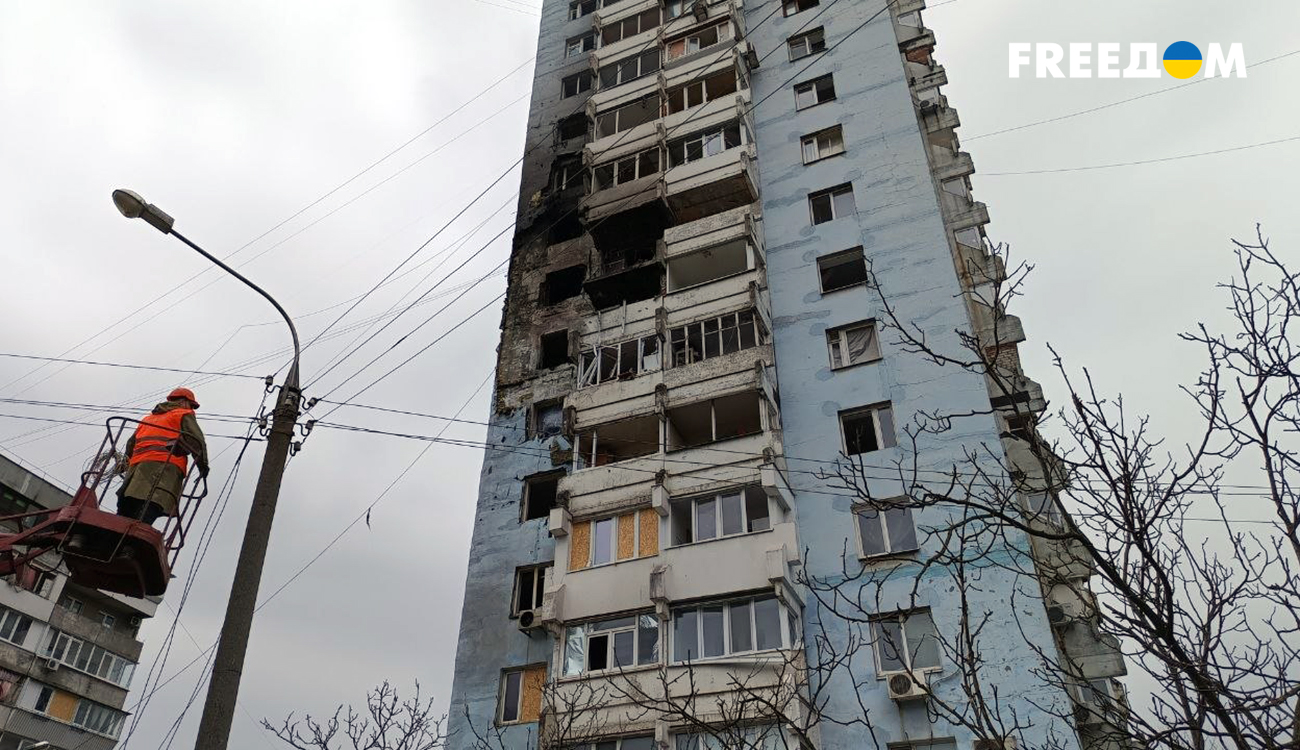 Ракетный удар по Запорожью