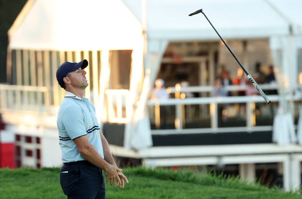 Рорі Макілрой викинув ключку після промаху на Ryder Cup: реакція гольфіста стала вірусною