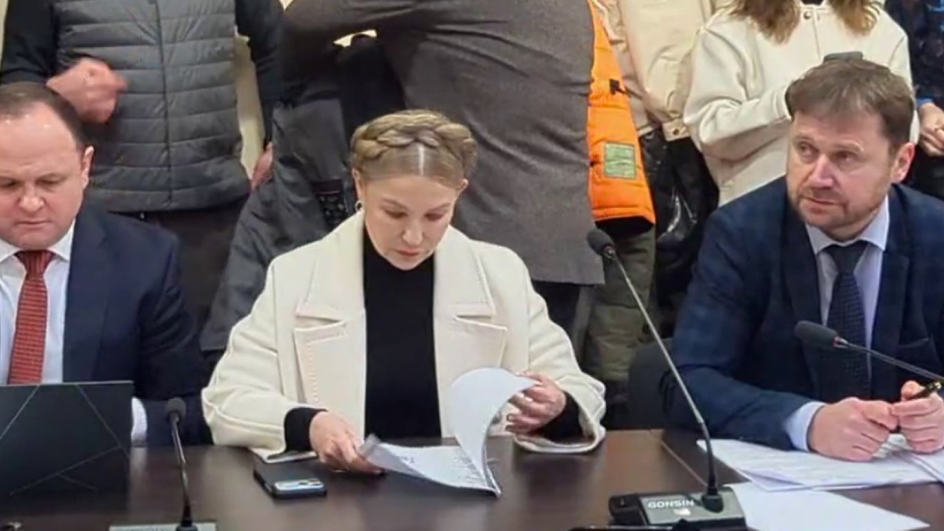 Юлія Тимошенко на пресконференції