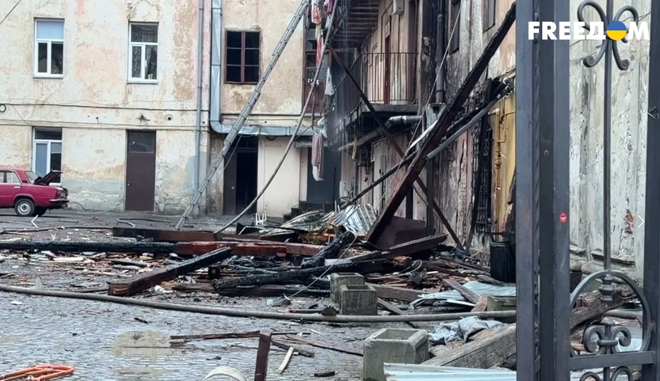 Наслідки атаки дронів на Львів
