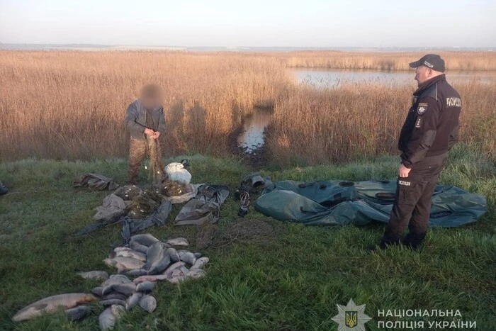 В Одеській області затримали браконьера: збитки від вилову сягнули 215 тисяч