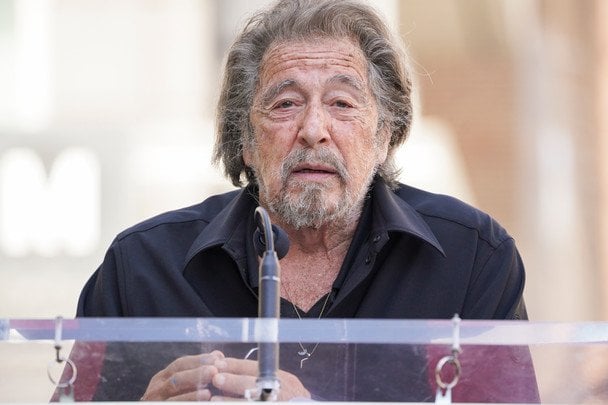 Al Pacino with children at premiere