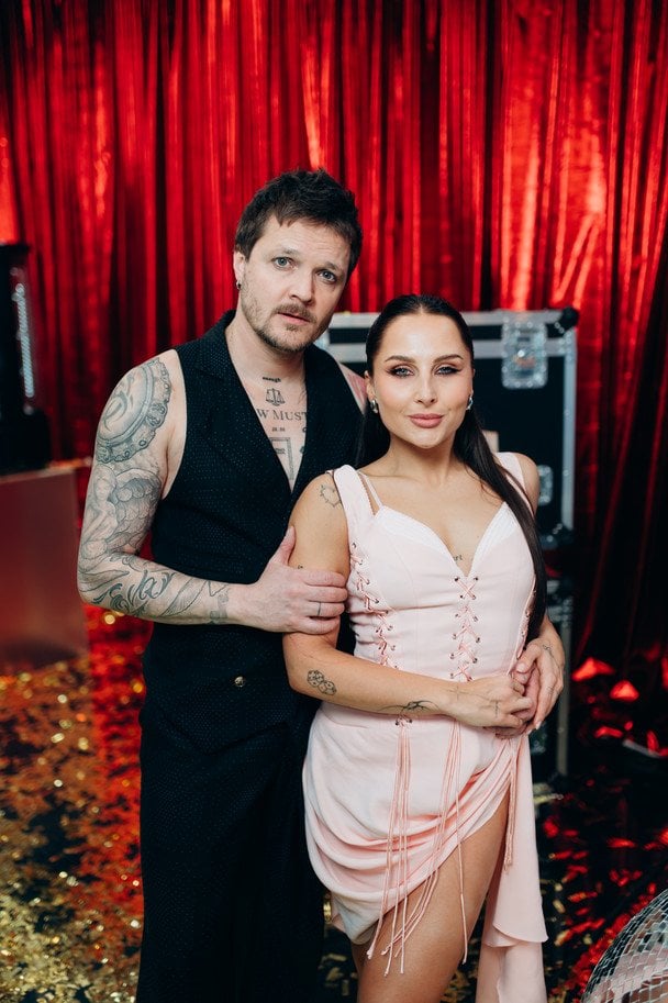 Zhenya Galich on Dancing with the Stars stage
