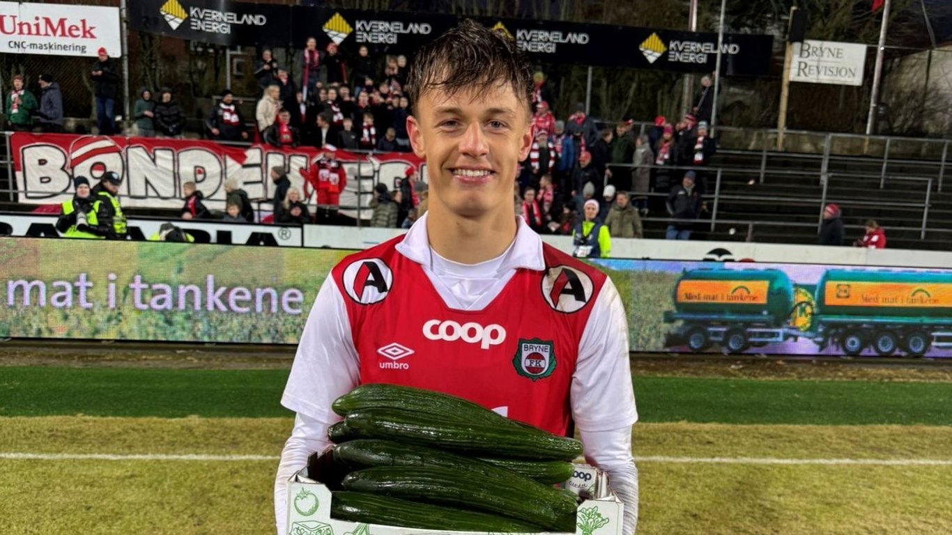 100 ogórków zamiast pucharu – tak norweski klub nagrodził swojego najlepszego zawodnika