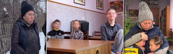 Діти в холодному будинку в Ірпені