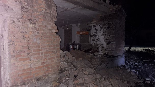 Руйнування після атаки на Полтавщину