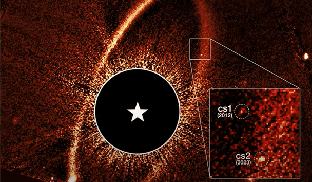 Hubble Telescope Captures Giant Collision in an Exoplanetary System