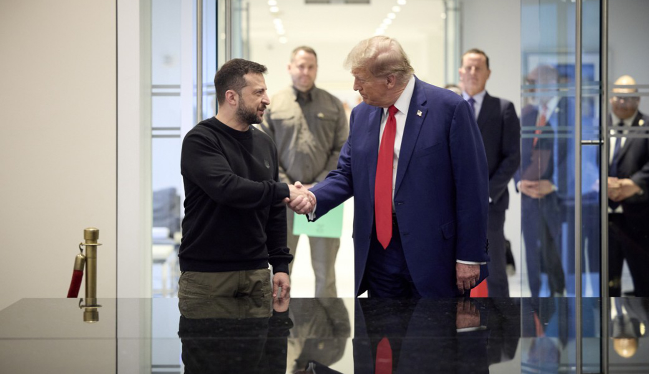 Зеленський і Трамп на зустрічі