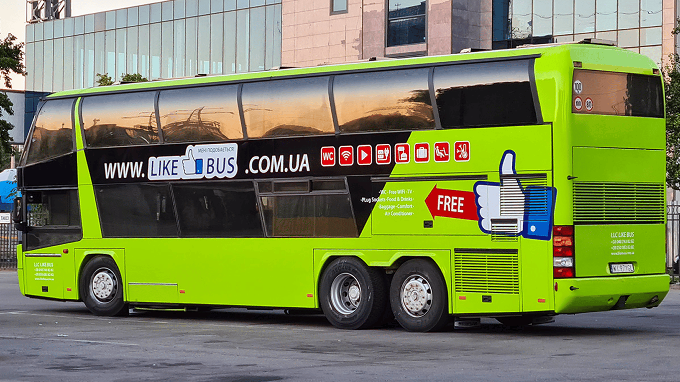 Like Bus представляет приложение для пассажиров с бонусами и удобным бронированием