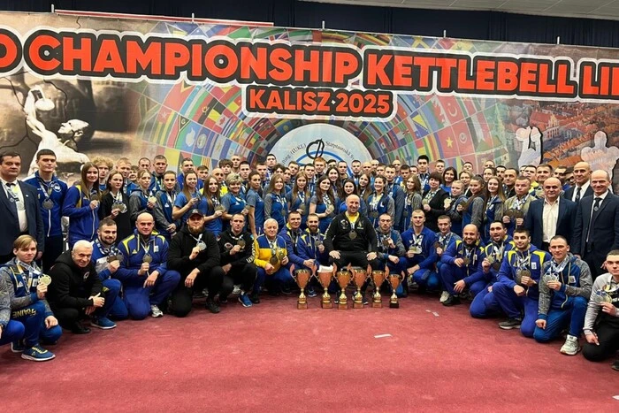 Збірна України з гирьового спорту завоювала 135 медалей на чемпіонаті світу