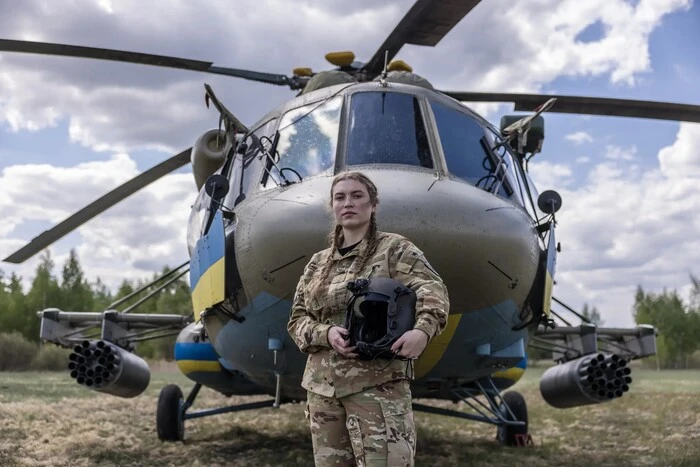 Jedyna bojowa pilotka śmigłowca na Ukrainie opowiada o swojej służbie