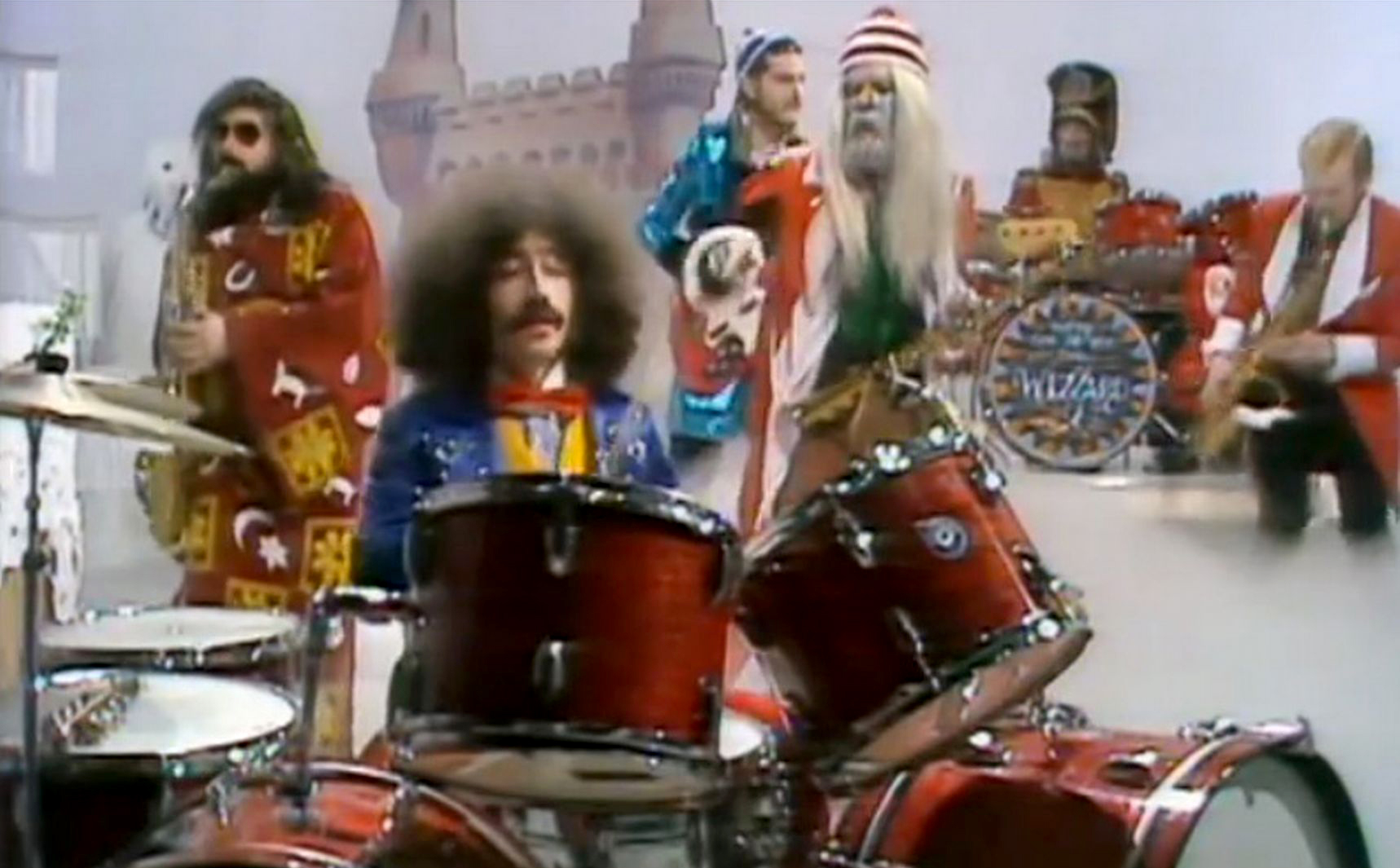 Band Wizzard on stage in 1973