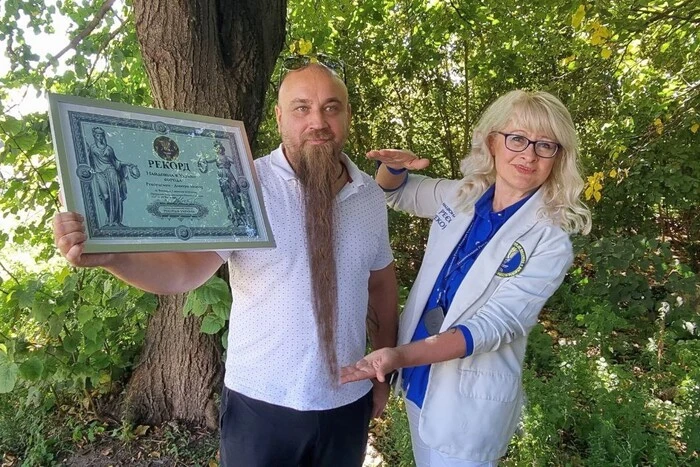 Вінничанин встановив національний рекорд з довжини бороди: 50 сантиметрів