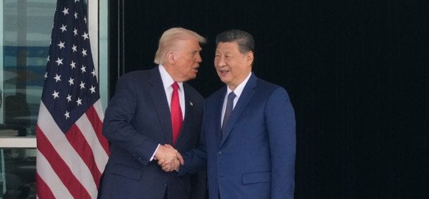 Трамп і Сі Цзіньпін на зустрічі