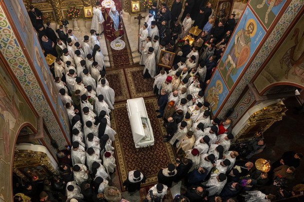 Odszedł patriarcha Filaret – pożegnanie w soborze św. Michała, spoczął w soborze Włodzimierskim
