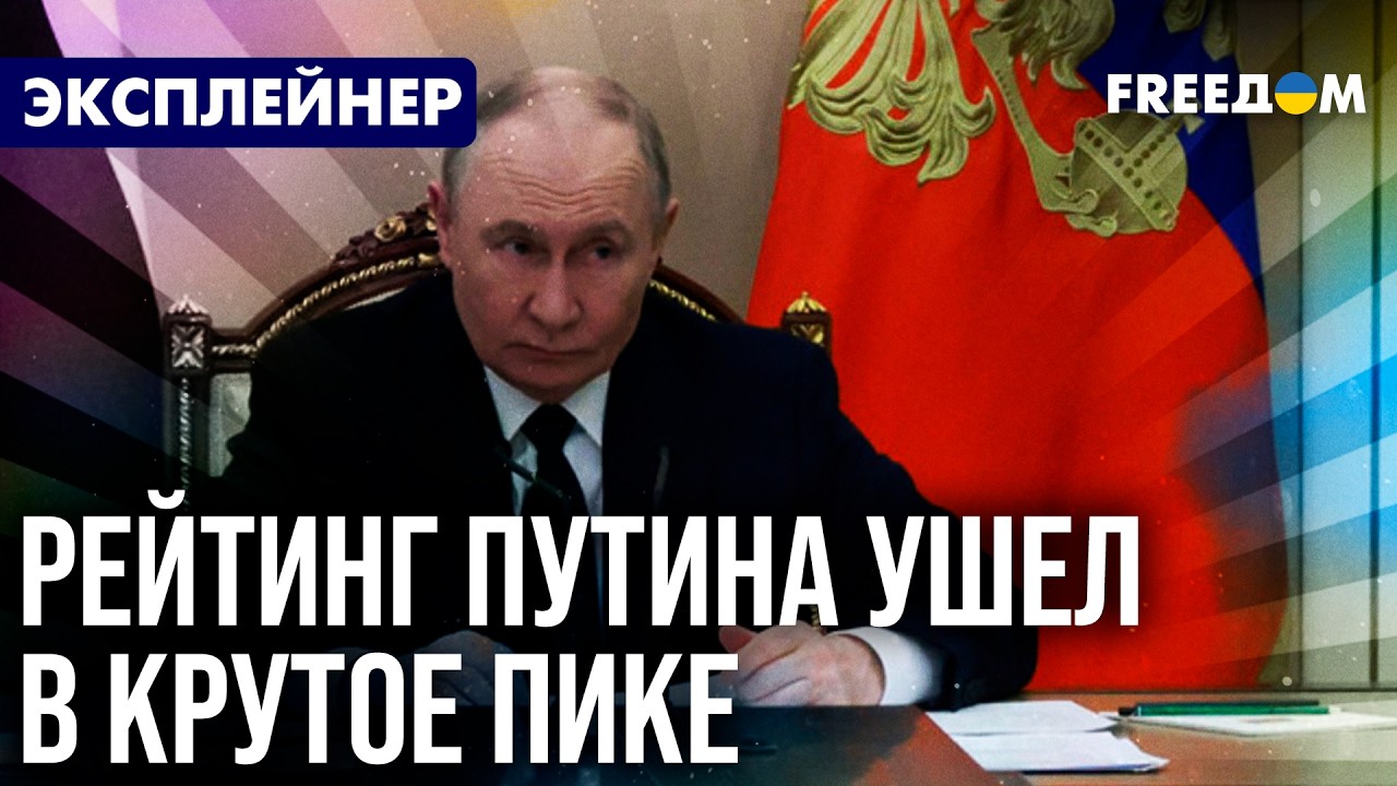 Путін знижується у рейтингах