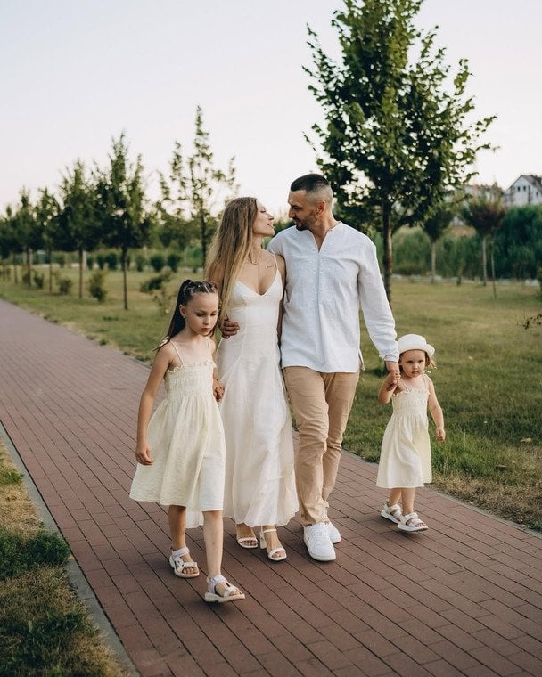 Olena Svitlytska and ex-husband