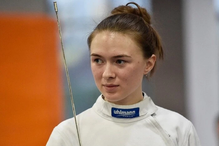 17-year-old fencer Maksymenko with the Grand Prix gold medal