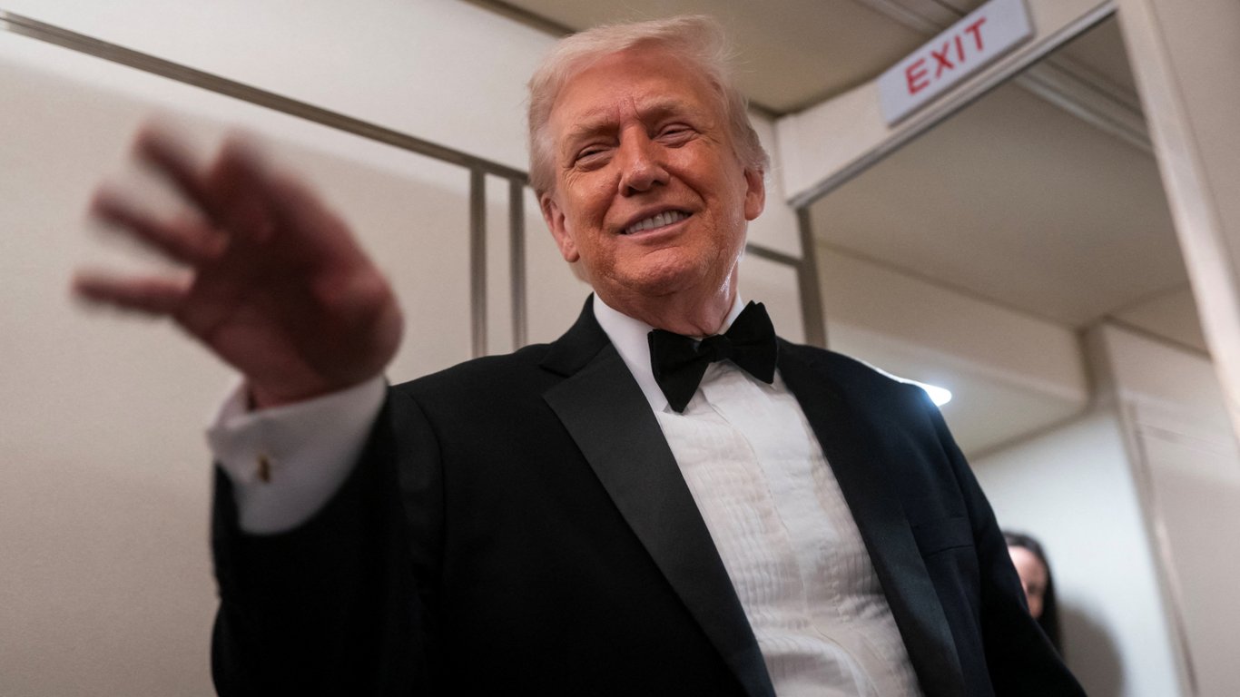 Трамп під час виступу на мітингу